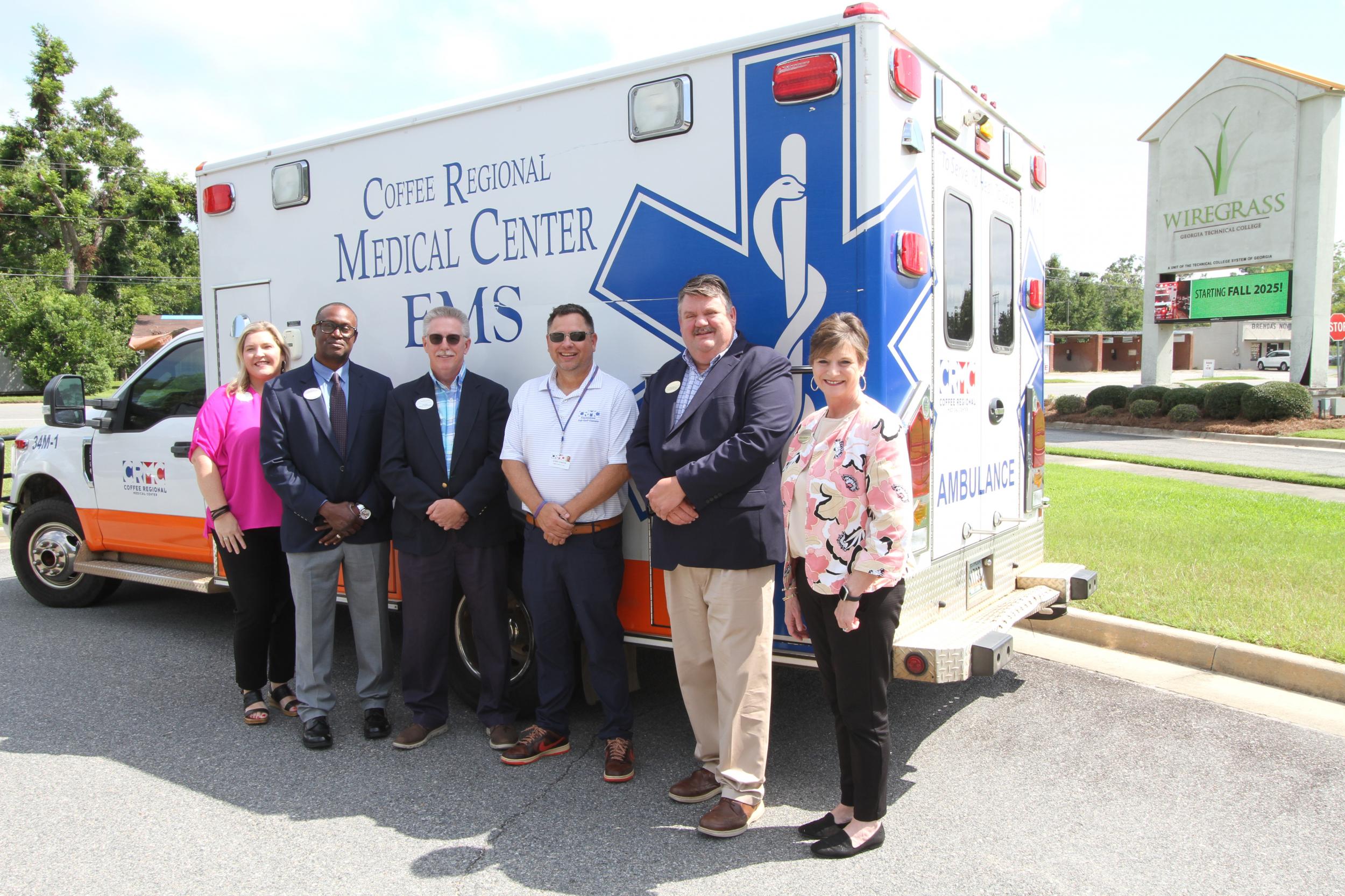 Photo for Coffee Regional Medical Center Donates Ambulance to Wiregrass EMS Program, Supporting Ongoing Partnership to Strengthen Local EMS Workforce